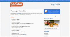 Desktop Screenshot of blog.pedidor.com